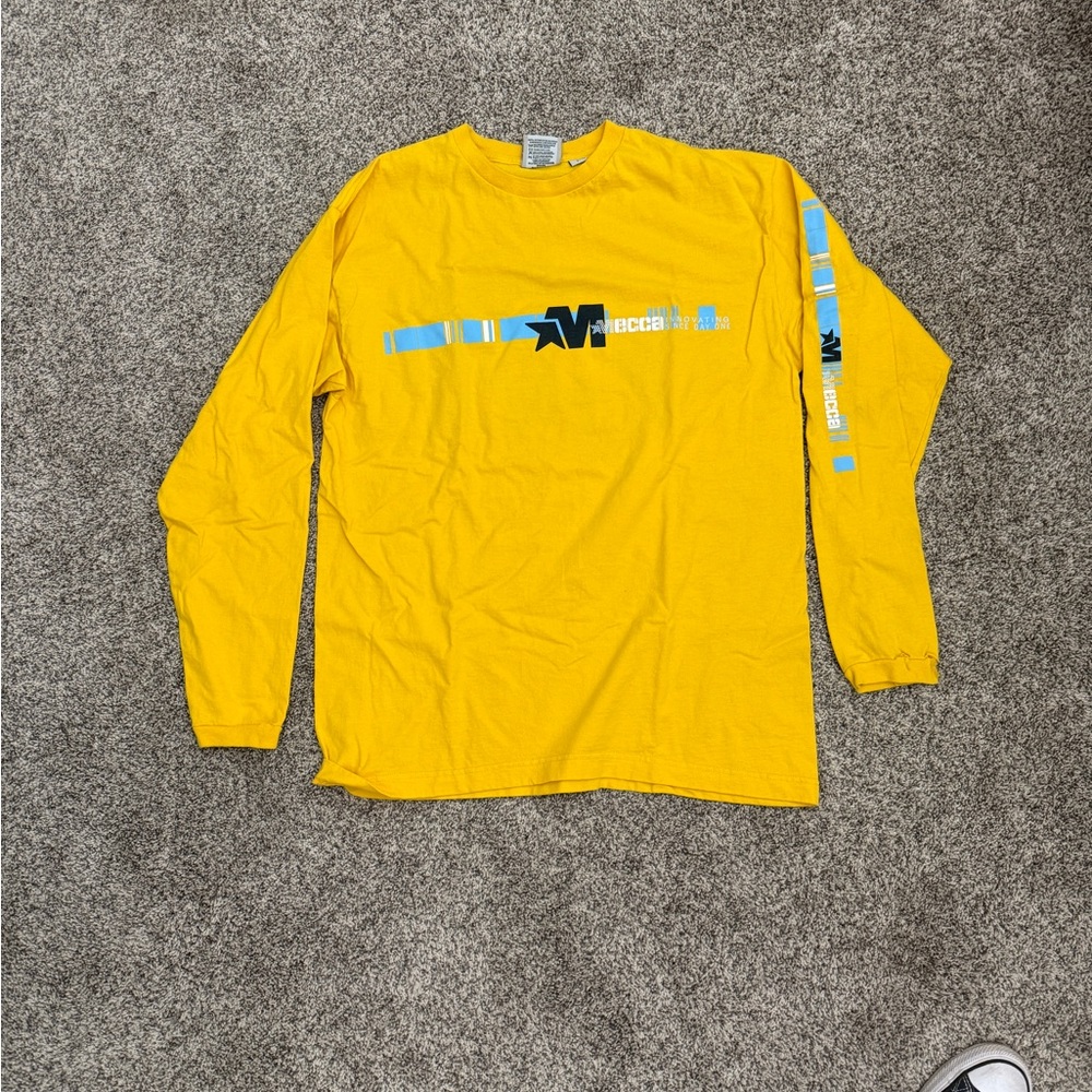 Mecca Bright Yellow Long Sleeve Tee